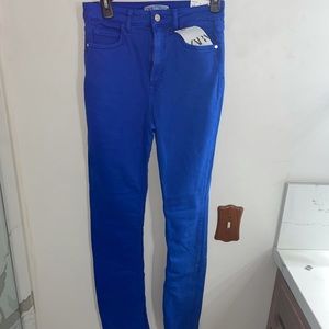 Zara Highwaist slim flare pants